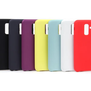 Чехол Samsung A6 Plus (2018) "Soft Touch" (Красный)