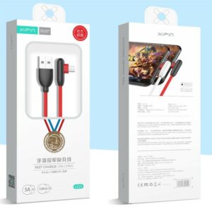 Кабель Lightning iPhone 5G/iPod/iPad "Xipin" LX19 (5A)