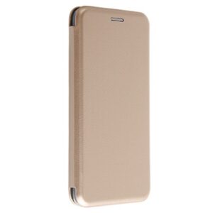Чехол-книга для Samsung J8 (2018) (Золотой)