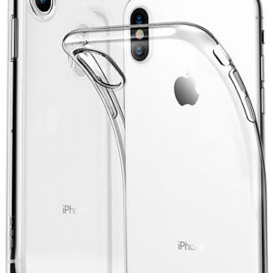 Чехол для iPhone XS Max (силиконовый / прозрачный)