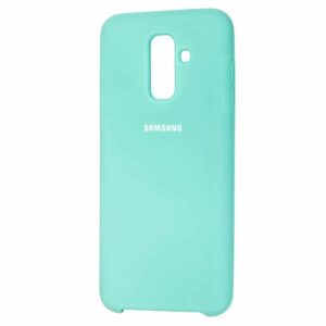 Чехол Samsung A8 Plus (2018) "Soft Touch" (Мятный)