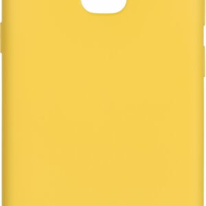 Чехол Samsung A8 Plus (2018) "Soft Touch" (Желтый)