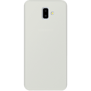 Чехол Samsung J6 Plus (2018) "Soft Touch" (Белый)