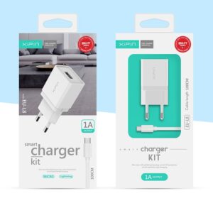 СЗУ "Xipin" EU-L8 + кабель microUSB (1USB/1A)
