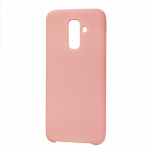 Чехол Samsung A8 Plus (2018) "Soft Touch" (Розовый песок)