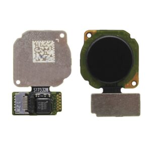 Шлейф для Huawei Honor 9 Lite на кнопку HOME в сборе (черный)