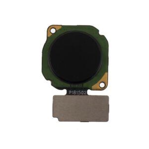 Шлейф для Huawei Honor P20 Lite на кнопку HOME в сборе (черный)