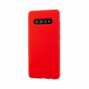 Чехол Samsung S10 (2019) Soft Touch (красный)