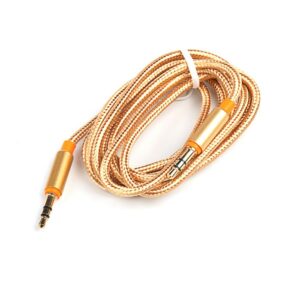 Кабель AUX (2м/тканевый/толстый/в ассортименте)