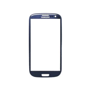 Cтекло для переклеивания  Samsung Galaxy S3 (i9300) синие