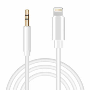 Кабель переходник для наушников iPhone (lightning -AUX) Реплика