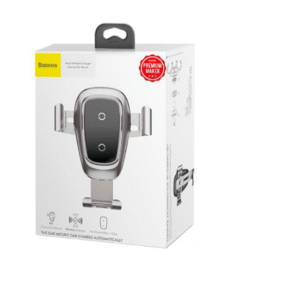 Держатель автомобильный Baseus WXYL-B01 с функцией беспроводной зарядки в воздуховод черный