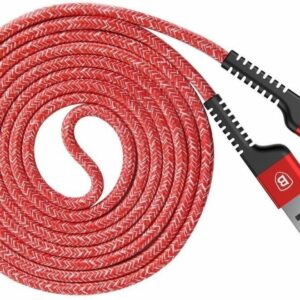 Кабель Lightning Baseus CALZJ-A09 1.м красный