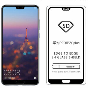 Защитное стекло полноэкранное для Huawei P30 Plus (черный)